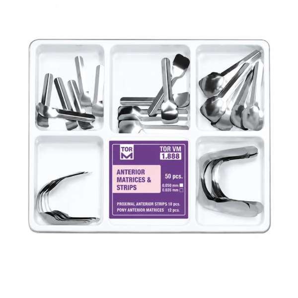 کیت نوار ماتریکس قدامی تور وی ام (Anterior Matrices & Strips Kit) | شرکت: TorVM | دنتالاین