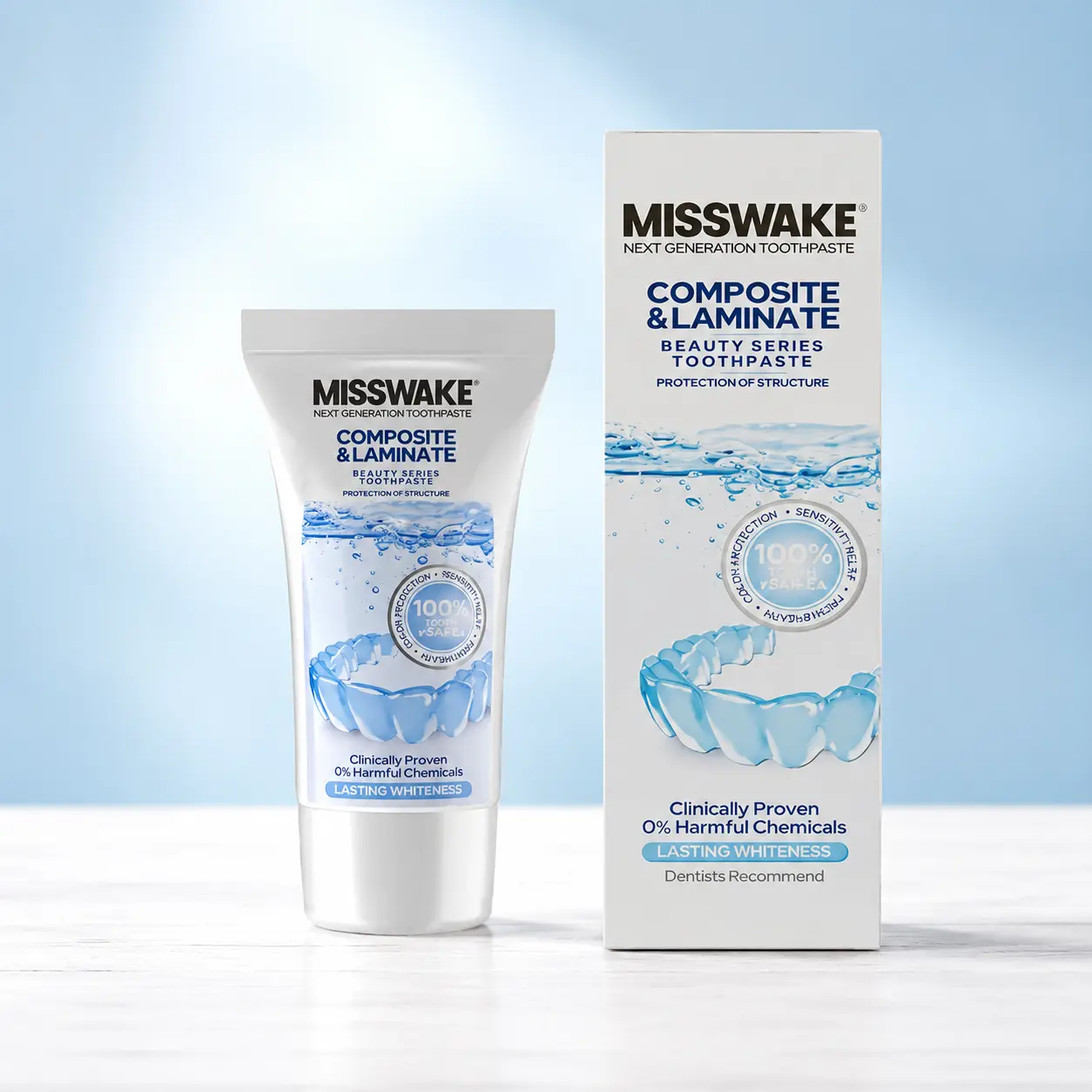 خمیر دندان مخصوص کامپوزیت و لمینت میسویک (Laminate & Composite Toothpaste) | شرکت: Misswake | دنتالاین خمیر دندان مخصوص کامپوزیت و لمینت میسویک (Laminate & Composite Toothpaste) | شرکت: Misswake | دنتالاین