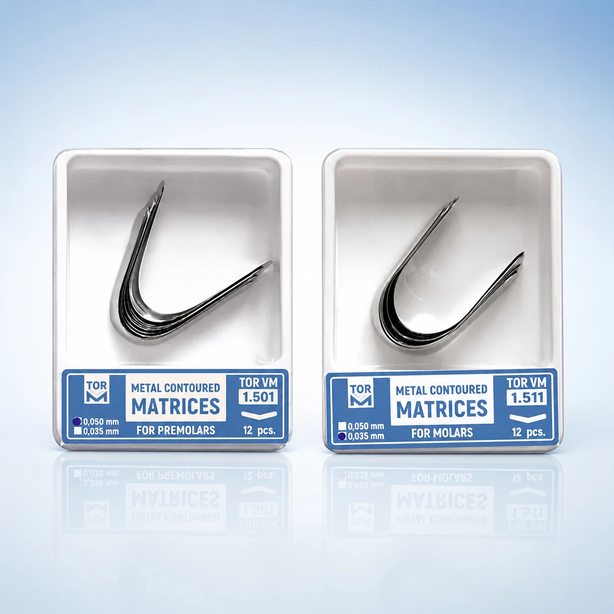 ماتریکس بدون لج پرمولر و مولار تور وی ام (Premolar & Molar Matrix Bands Without Ledge) | شرکت: TorVM | دنتالاین ماتریکس بدون لج پرمولر و مولار تور وی ام (Premolar & Molar Matrix Bands Without Ledge) | شرکت: TorVM | دنتالاین