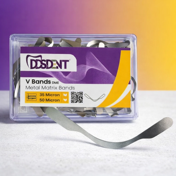 نوار ماتریکس تافل‌ مایر وی شکل دی دی اس دنت (Tofflemire V Shape Matrix Band) | شرکت: DDS Dent | دنتالاین